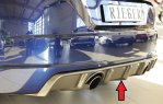 Rieger Heckeinsatz Audi TT (8J-FV/8S) 07.14-08.18 (bis Facelift) - 99366