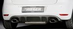 Rieger Heckeinsatz mit 2 Doppelfinnen VW Golf 6 GTD - 99660