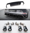 Maxton Diffusor Heck Ansatz V.3 + Auspuff Endrohre Cupra Formentor VZ Mk1 CU-FO-1-RS3G+RS3RG+EXTENSION