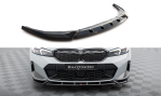 Maxton Front Ansatz V.1 für BMW 3er M340i / M-Paket G20 / G21 Facelift schwarz Hochglanz BM-3-G20F-MPACK-FD1-G