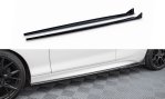 Maxton Seitenschweller Ansatz V.3 CSL Look BMW 1er M-Paket / M140i F20 Facelift schwarz Hochglanz BM-1-F20F-M-SD3-G