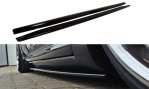 Maxton Seitenschweller Ansatz für AUDI S8 D3 schwarz Hochglanz AU-S8-D3-SD1-G