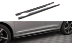 Maxton Seitenschweller Ansatz für Volvo XC60 R-Design Mk1 Facelift schwarz Hochglanz VO-XC60-1F-RDESIGN-SD1-G