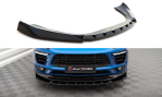 Maxton Front Ansatz V.2 für Porsche Macan Mk1 schwarz Hochglanz PO-MA-1-FD2-G