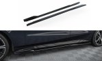 Maxton Seitenschweller Ansatz V.2 BMW 5er M-Paket G60 schwarz Hochglanz BM-5-G60-MPACK-SD2-G