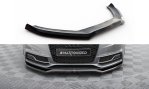 Maxton Front Ansatz V.4 Audi S5 / A5 S-Line Coupe / Sportback 8T Facelift schwarz Hochglanz AU-S5-1F-FD2-G