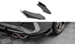Maxton Street Pro Heck Ansatz Flaps Diffusor +Flaps für Audi S3 Limousine 8Y schwarz Hochglanz AUS38YSCNC-RSD1BRB+RSF1-G
