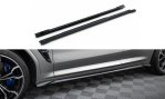 Maxton Seitenschweller Ansatz BMW X4M F98 Facelift schwarz Hochglanz BM-X4M-F98-SD1-G