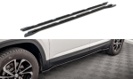 Maxton Seitenschweller Ansatz für Volkswagen Atlas Cross Sport schwarz Hochglanz VW-AT-1-CRS-SD1-G