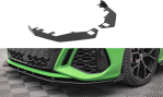 Maxton Front Flaps Audi RS3 8Y schwarz Hochglanz AURS38YCNC-FSF1-G
