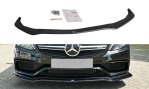 Maxton Front Ansatz V.1 für Mercedes C-Klasse S205 63 AMG Kombi schwarz Hochglanz ME-C-205-AMG-ES-FD1-G