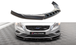 Maxton Front Ansatz V.1 für Volvo S60 R-Design Mk2 schwarz Hochglanz VO-S60-2-RDESIGN-FD1-G