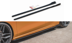 Maxton Seitenschweller Ansatz für V.4 Ford Focus ST / ST-Line Mk4 schwarz Hochglanz FO-FO-4-ST-SD1-G
