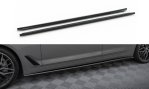 Maxton Seitenschweller Ansatz BMW 5er G30 / G31 Facelift schwarz Hochglanz BM-5-G31F-SD1-G