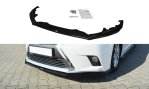 Maxton Front Ansatz V.1 für Lexus CT Mk1 Facelift schwarz Hochglanz LE-CT-1F-H-FD1-G