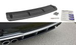 Maxton Mittlerer Diffusor Heck Ansatz für Audi S3 8V FL Hatchback / Sportback / Limousine schwarz Hochglanz AU-S3-3F-S-RD1-G