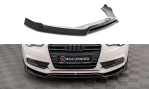 Maxton Front Ansatz V.2 für Audi A5 Coupe 8T Facelift schwarz Hochglanz AU-A5-1F-FD2G+FD2R-G
