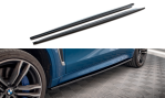 Maxton Seitenschweller Ansatz für BMW X6 M F86 schwarz Hochglanz BM-X6-F86-M-SD1-G
