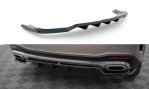 Maxton Mittlerer Cup Diffusor Heck Ansatz Mercedes-Benz GLE SUV AMG-Line W167 / W167 Facelift schwarz Hochglanz ME-GLE-X167-AMGLINE-RD1G+RD2-G