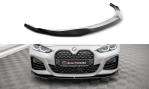 Maxton Front Ansatz V.1 für BMW 4er / i4 Gran Coupe M-Paket G26 schwarz Hochglanz BM-4-G26-MPACK-GC-FD1-G