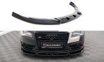 Maxton Front Ansatz V.2 für Audi S8 D4 schwarz Hochglanz AU-A8-D4-SLINE-FD2-G