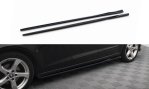 Maxton Seitenschweller Ansatz Audi A3 Sportback 8V Facelift schwarz Hochglanz AU-A3-3F-SB-SD1-G