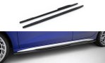 Maxton Seitenschweller Ansatz V.2 Audi A3 S-Line Limousine / S3 Limousine 8Y Facelift schwarz Hochglanz AU-S3-8YF-S-SD1-G
