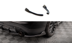 Maxton Heck Ansatz Flaps Diffusor für BMW X3 G01 schwarz Hochglanz BM-X3-01-RSD1-G