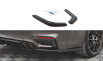Maxton Heck Ansatz Flaps Diffusor V.2 für BMW M4 F82 schwarz Hochglanz BM-4-82-M-RSD2-G