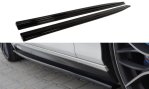 Maxton Seitenschweller Ansatz für BMW 1er F21 M135i / M140i / M-Paket schwarz Hochglanz BM-1-F20-M-SD1-G