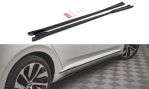 Maxton Seitenschweller Ansatz für Volkswagen Arteon R-Line Facelift schwarz Hochglanz VW-AR-1F-RLINE-SD1-G