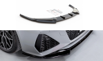 Maxton Front Ansatz V.1 für Audi RS6 C8 / RS7 C8 schwarz Hochglanz AU-RS6-C8-FD1-G