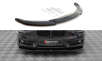 Maxton Front Ansatz V.1 für BMW 1er F20 schwarz Hochglanz BM-1-F20-FD1-G