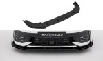 Maxton Street Pro Front Ansatz + Flaps VW Golf GTI / GTE / R-Line Mk8 Facelift schwarz Hochglanz VWGO8FGTICNC-FD1BRB+FSF1-G