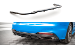 Maxton Mittlerer Diffusor Heck Ansatz DTM Look für Audi A5 S-Line F5 Facelift schwarz Hochglanz AU-A5-2F-SLINE-SB-RD1G+RD2-G