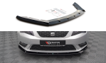 Maxton Front Ansatz V.1 für Seat Leon Mk3 schwarz Hochglanz SE-LE-3-FD1-G