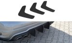 Maxton Diffusor Heck Ansatz für Heckschürze für v.1 Mercedes C W204 AMG-Line (FACELIFT) MEC204AMGLINECNC-RS2B