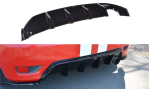 Maxton Diffusor Heck Ansatz für Ford Fiesta ST Mk6 schwarz Hochglanz FO-FI-6-ST-RS1-G