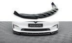 Maxton Front Ansatz V.1 Tesla Model S Plaid Mk1 Facelift schwarz Hochglanz TE-MODELS-1F2-PL-FD1-G