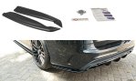 Maxton Heck Ansatz Flaps Diffusor für Mercedes C-Klasse S205 63 AMG Kombi schwarz Hochglanz ME-C-205-AMG-ES-RSD1-G