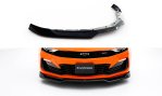 Maxton Front Ansatz V.1 Chevrolet Camaro SS Mk6 Facelift schwarz Hochglanz CH-CA-6F-SS-FD1-G