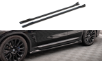 Maxton Seitenschweller Ansatz für BMW X3 G01 schwarz Hochglanz BM-X3-01-SD1-G