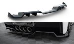Maxton Mittlerer Diffusor Heck Ansatz DTM Look Chevrolet Corvette C7 schwarz Hochglanz CH-CO-C7-RD3G+RD2-G