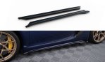 Maxton Seitenschweller Ansatz Porsche 718 Cayman GT4 RS 982c schwarz Hochglanz PO-CA-718-GT4-RS-SD1-G