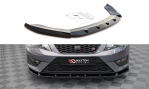 Maxton Front Ansatz V.1 für Seat Leon FR / Cupra Mk3 schwarz Hochglanz SE-LE-3-FR-ST-FD1-G