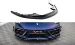 Maxton Front Ansatz V.1 für Porsche 911 Carrera Aero 992 schwarz Hochglanz PO-911-992-CA-AERO-FD1-G