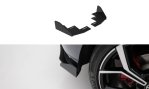 Maxton Hintere Seiten Flaps VW Polo AW GTI Facelift schwarz Hochglanz VWPO6FGTICNC-RSF1-G