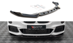Maxton Front Ansatz V.2 für BMW X1 M-Paket F48 schwarz Hochglanz BM-X1-48-MPACK-FD2-G