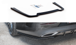 Maxton Mittlerer Diffusor Heck Ansatz für Mercedes-Benz CLS AMG-Line C257 schwarz Hochglanz ME-CLS-257-AMGLINE-RD1-G