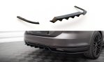 Maxton Mittlerer Cup Diffusor Heck Ansatz VW Passat R-Line B8 schwarz Hochglanz VW-PA-B8-RLINE-RSD2G+RD1-G